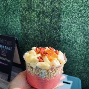 Caribbean Passion Bowl with " POPPING MANGO BOBA"