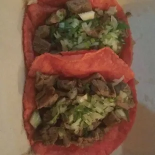 Carne asada tacos