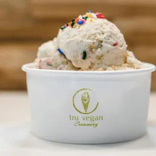 a scoop of ice cream