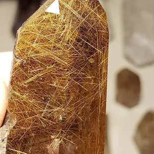 Rutilated quartz point
