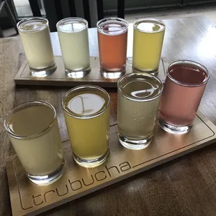 Kombucha flights