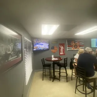 inside, firefighter decor