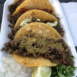 Tacos bistec