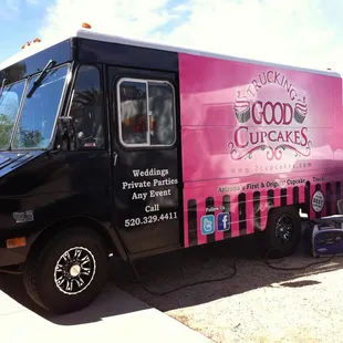 truck parked on the side of the road