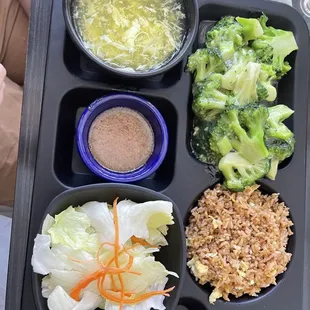 My vegetarian sons custom lunch.