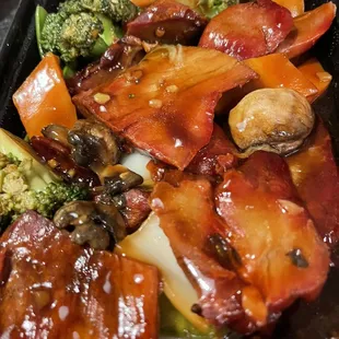 Roast Pork with Vegetables. Delicious