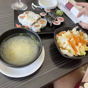 L - Two Rolls Lunch Special