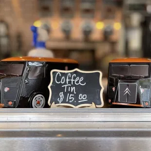 a coffee truck and a coffee truck