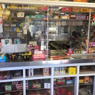 the inside of a convenience store