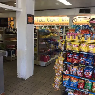 the inside of a grocery store