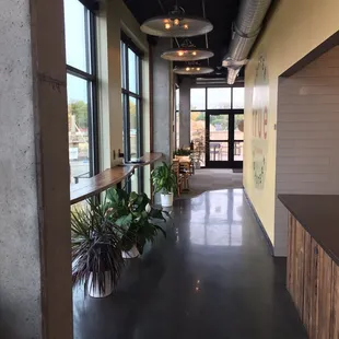 Hallway and seating