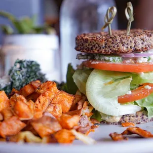 Inside Out Quinoa Burger