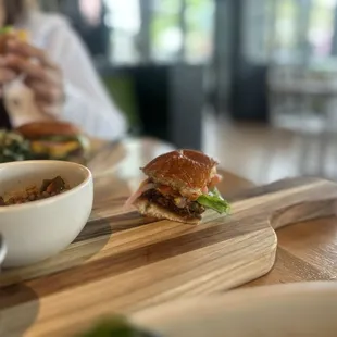 Veggie Burger . Made with grilled portobello mushrooms ‍