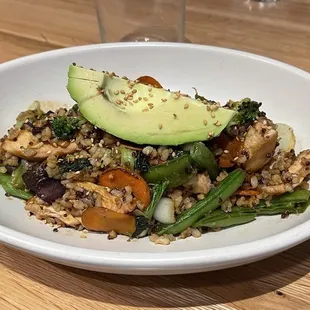 Teriyaki Quinoa bowl with chicken