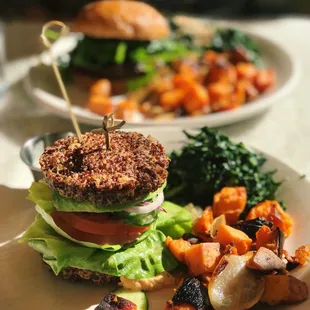 Inside Out Quinoa Burger