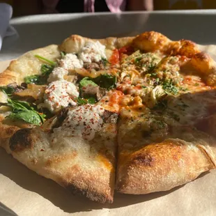 Chicken Sausage Pizza