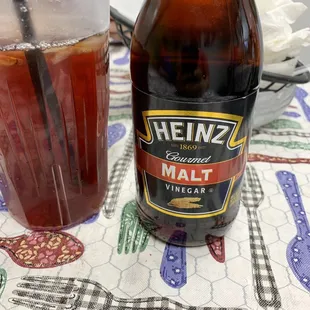 They have malt vinegar now to go with seafood and hush puppies