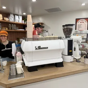Friendly staff enjoying their jobs