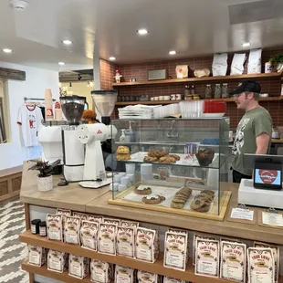 View into the shop - so cute!