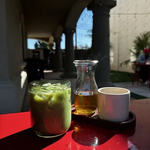 Matcha and Mint Tea