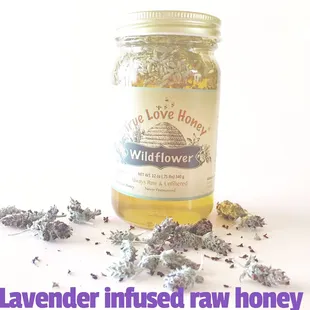lavender infused raw honey