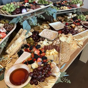 Corporate graze board at angels envy distillery