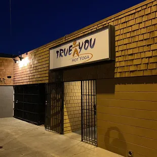 Back entrance in the early morning