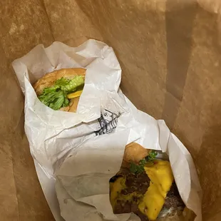2 burgers