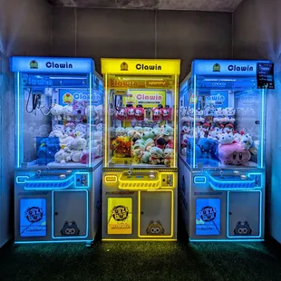 New claw machines!   01/21/25