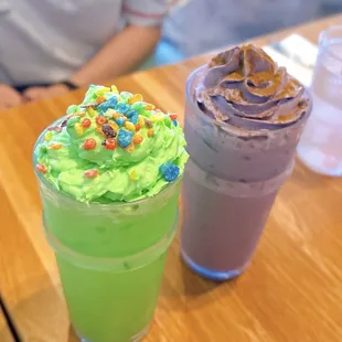 Buco Pandan Drink, Ube Horchata