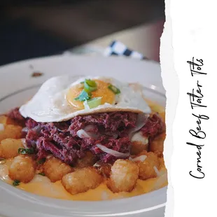 Corned beef hash Tater tots