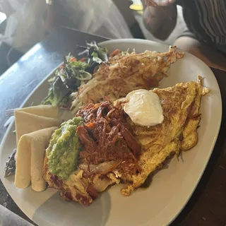 Chicken Tinga Omelette