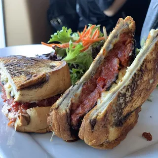 Luv Me Longtime Longanisa Melt Sandwich