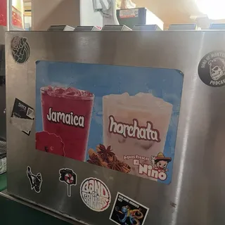 16 oz Horchata, Jamaica or Tamarindo