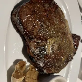 USDA Prime Hand-Cut, aged a minimum of 30 days. All steaks are seasoned and broiled at 1200 degrees