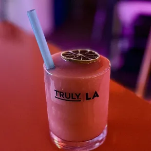 Prickly pear guava margarita