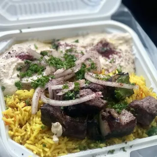 Lamb Kabob Plate