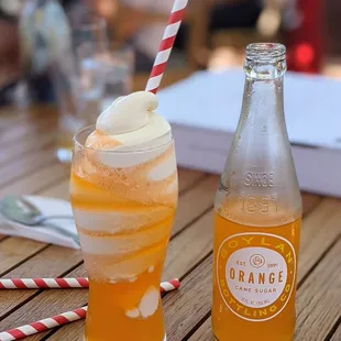 06/29/24 Orange Creamsicle - Boylan Bottling Co.Orange Soda, Straus Creamery Organic Vanilla Soft Serve