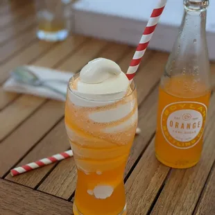 06/29/24 Orange Creamsicle - Boylan Bottling Co.Orange Soda, Straus Creamery Organic Vanilla Soft Serve