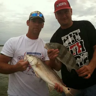 Caught tons of redfish and black drum this day fishing shell and mud in november.
