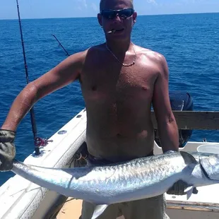 54 in king mackerel same day as the sailfish!