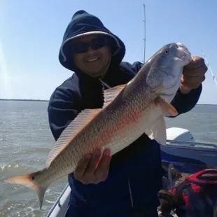 28in red on a cold december day.