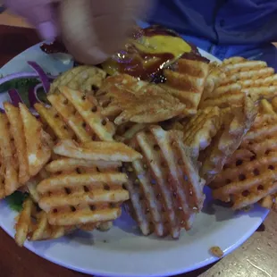 Buffalo burger in there somewhere