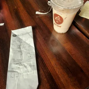 Four drinks and that is a large...