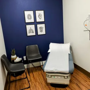 From the elegant decor to the state-of-the-art facilities, this exam room embodies a commitment to excellence in healthcare