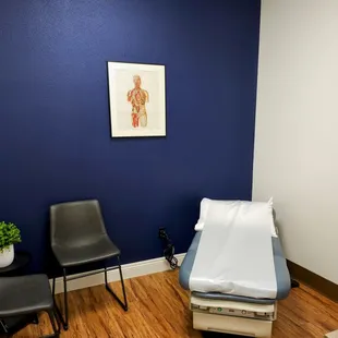 From the elegant decor to the state-of-the-art facilities, this exam room embodies a commitment to excellence in healthcare