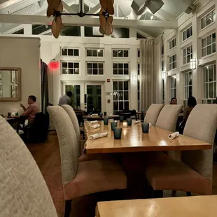 a dining room