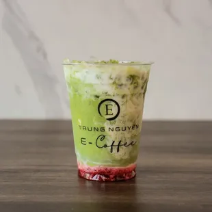 Strawberry Yakult Matcha