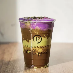 Ube Matcha Coffee