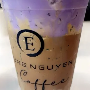 Ube Matcha Latte